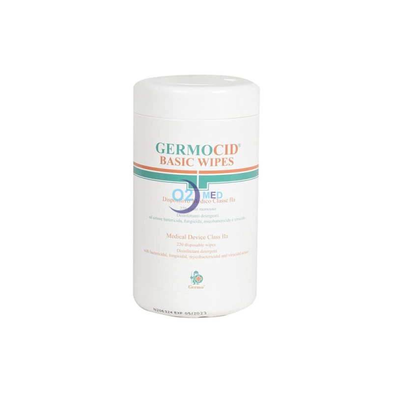 Germocid  basic wipes salviettine disinfettanti  - distribuito da O2 Med