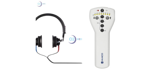 Audiometro portatile con cuffie MAICO MA 1 – distribuito da O2 Med