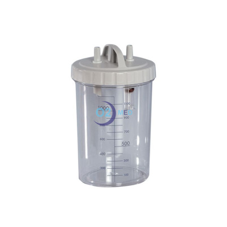 Vaso da 1 Litro con coperchio con valvola - distribuito da O2 Med