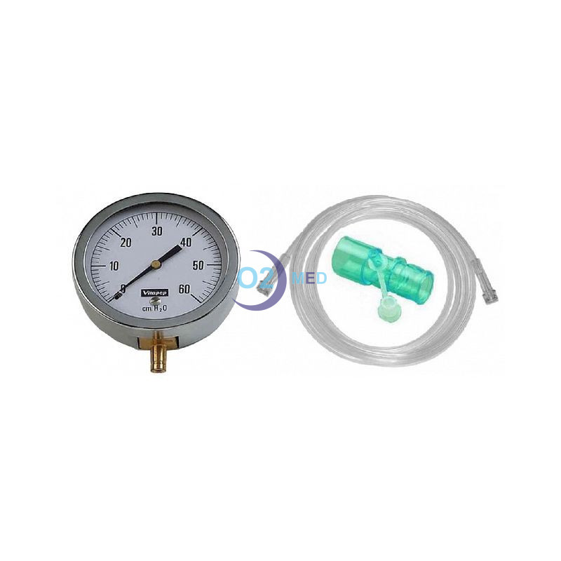 Manometro per Vitapep per ginnastica respiratoria - distribuito da O2 Med Manometro per Vitapep per ginnastica respiratoria - distribuito da O2 Med