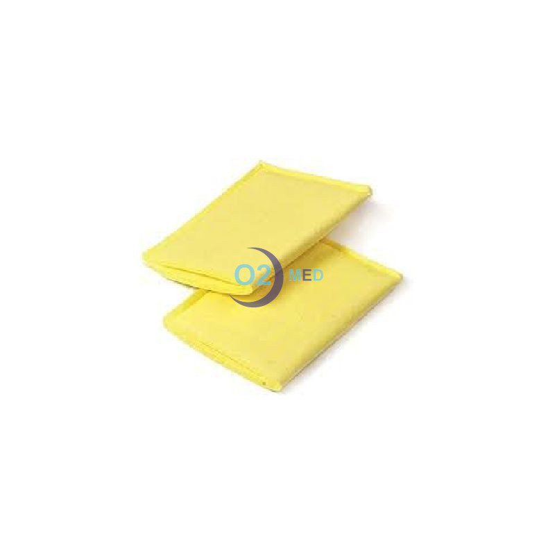 Spugna portaelettrodo in daino sintetico 60 x 60 mm - distribuito da O2 Med