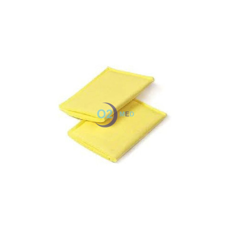 Spugna portaelettrodo in daino sintetico 60 x 60 mm - distribuito da O2 Med